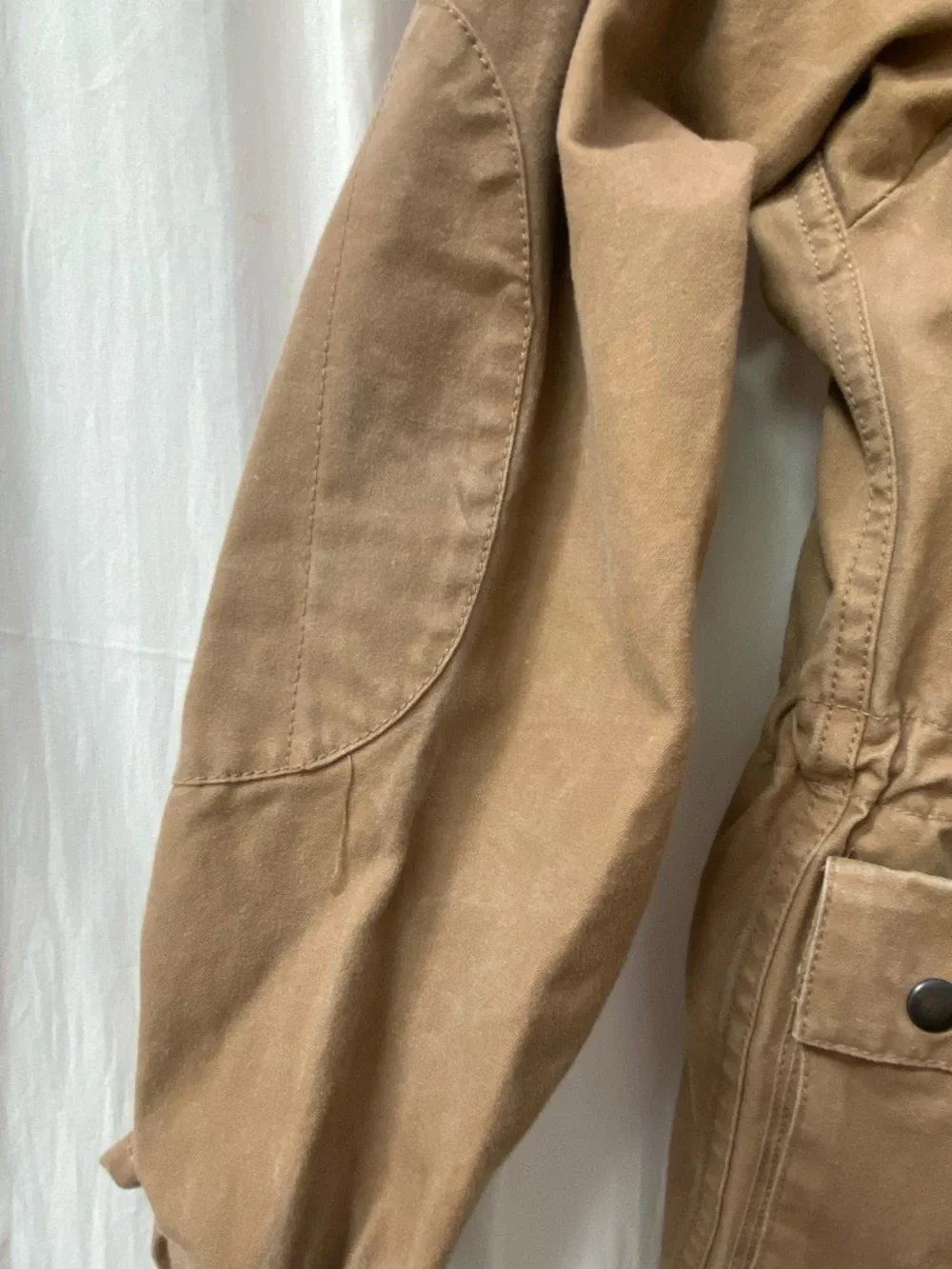 Vintage Banana Republic Safari Bush Jacket XS Italian Canvas Military Field Coat - Picture 5 of 16